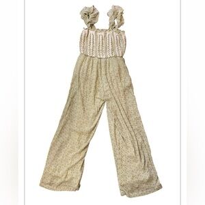 Sim & Sam Floral Print Straight leg Jumpsuit 100% cotton